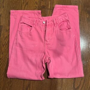 SHEIN Pink Casual Pants